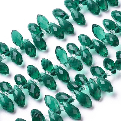 Crystal Glass Beads Strands GLAA-D033-32-1