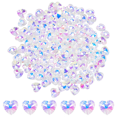 100Pcs Glass Charms GLAA-SP0001-69-1