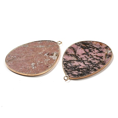 Natural Rhodonite Pendants G-K347-02G-04-1