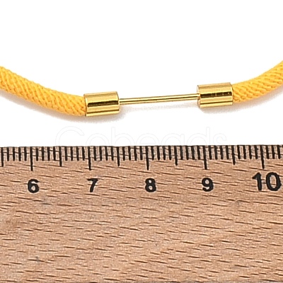 Adjustable Nylon Cord Necklace Making KK-CBACFA2-02G-28-1