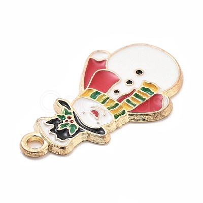 Christmas Theme Alloy Enamel Pendants X-ENAM-D060-04B-1