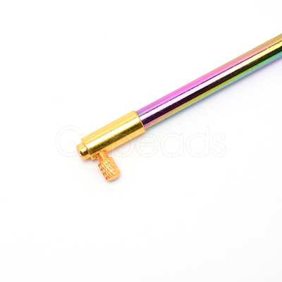Aluminium Alloy Crochet Hook PALLOY-WH0070-67M-1