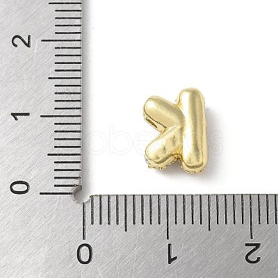 Brass Micro Pave Cubic Zirconia Beads KK-P290-61G-K-1