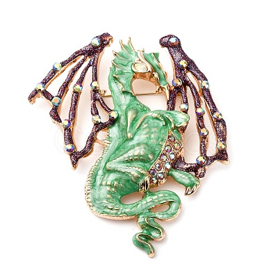 Flying Dragon Enamel Pins ALRI-D302-02A-G-1