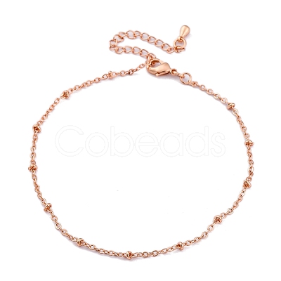 Brass Satellite Chains Bracelets for Women BJEW-G735-19RG-1