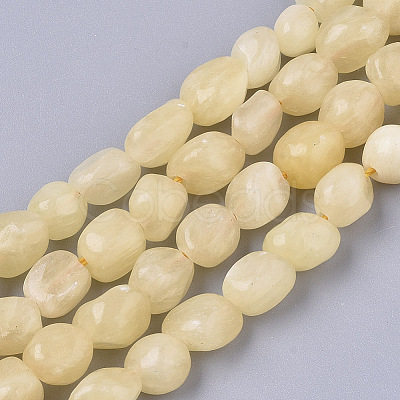 Natural Topaz Jade Beads Strands X-G-S363-025-1