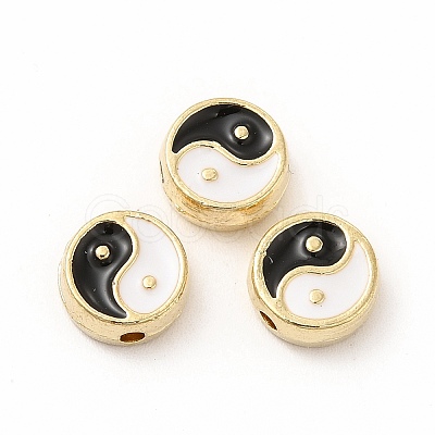 Alloy Enamel Beads PALLOY-I217-24G-1