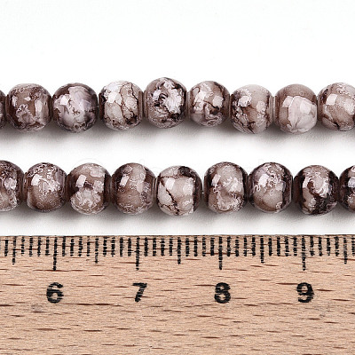 Baking Paint Glass Beads X1-DGLA-N003-6mm-A05-1