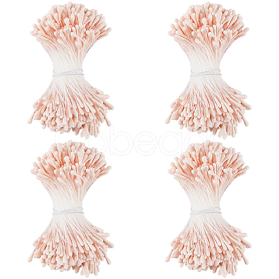 Gypsum with Cotton Cord Artificial Flower Core DIY-WH20007-36A-03-1