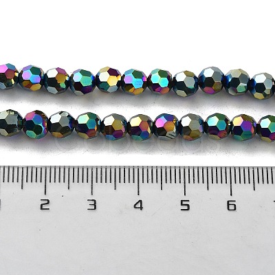 Electroplate Glass Bead Strands LS-EGLA-R042-6mm-04-1