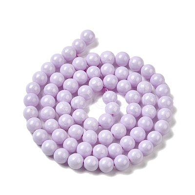 Cubic Zirconia Imitation Pearl Bead Strands ZIRC-P109-03C-03-1