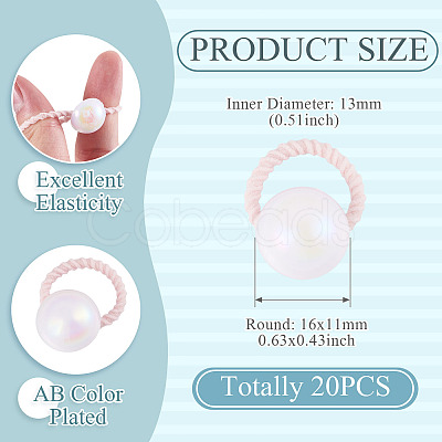 10Pcs Plastic Girls Hair Accessories OHAR-TAC0011-001C-1