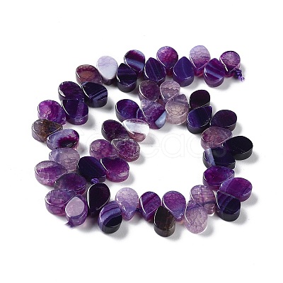 Natural Agate Beads Strands G-G021-04A-09-1