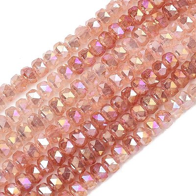 Imitation Jade Glass Beads Strands EGLA-F167-03A-1