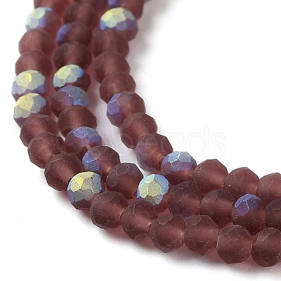 Imitation Jade Glass Beads Strands EGLA-YW0003-19A-10-1