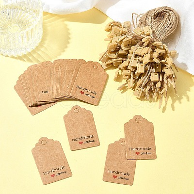 100Pcs Paper Gift Tags CDIS-FS0001-18-1