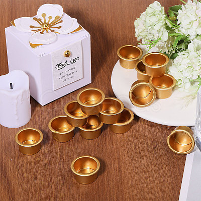40Pcs Aluminum Candle Cups AJEW-CA0004-53A-1