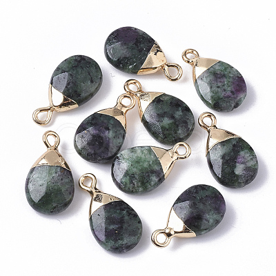 Natural Ruby in Zoisite Pendants G-S359-017A-1