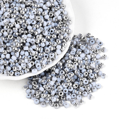 6/0 Half Plated Glass Beads SEED-N008-04E-1