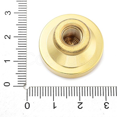 Golden Tone Wax Seal Brass Stamp Heads STAM-P002-01G-10-1
