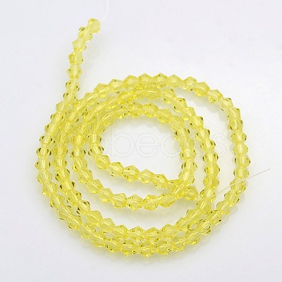 Bicone Glass Beads Strands LS-EGLA-P016-4mm-11-1