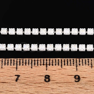 Iron Rhinestone Glass Cup Chain CH-U001-01K-1