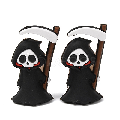 Halloween Silicone Focal Beads SL-CBADC51-11-1