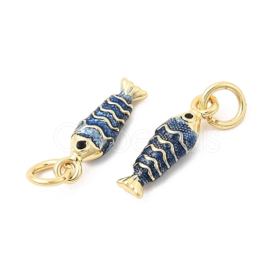 Brass Micro Pave Cubic Zirconia Pendants KK-Z147-03G-01-1