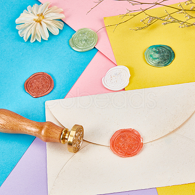 Sealing Wax Particles Kits for Retro Seal Stamp DIY-CP0003-50O-1