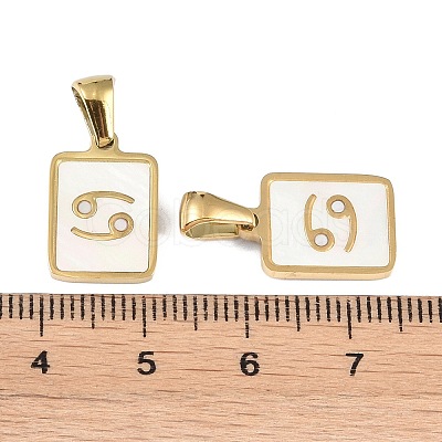 Constellations Natural White Shell Pendants STAS-M338-01F-G-1