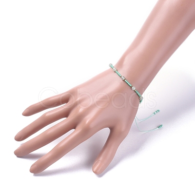 Adjustable Braided Bead Bracelets BJEW-JB04902-01-1