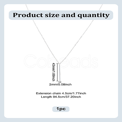 1Pc Zinc Alloy Rectangle Pendant Necklaces NJEW-LP0009-39-1