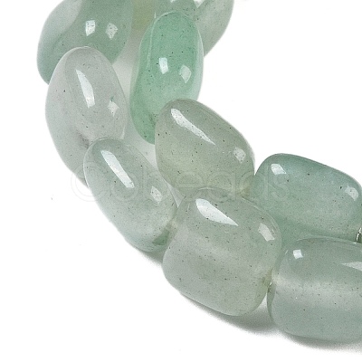 Natural Green Aventurine Beads Strands G-M435-A12-01-1