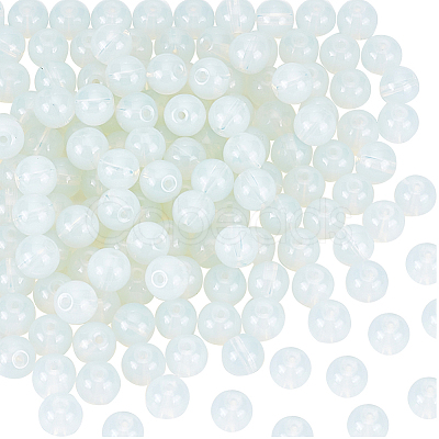 3 Strands Round Opalite Beads Strands GLAA-DC0001-10-1