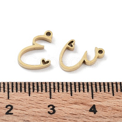 304 Stainless Steel Charms STAS-M327-02G-E-1
