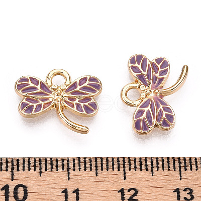 Light Gold Plated Alloy Pendants ENAM-T009-69A-RS-1