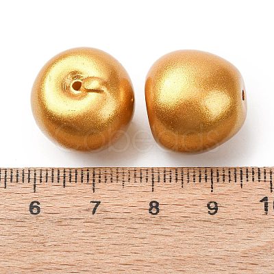Spray Paint Opaque Resin Beads RESI-C073-02B-1