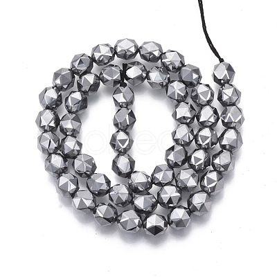 Terahertz Stone Beads Strands G-R462-039C-1