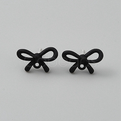 Alloy Stud Earrings Findings LS-EJEW-WH20009-03B-1