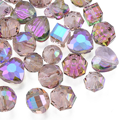 Transparent Glass Beads EGLA-N002-49-B02-1