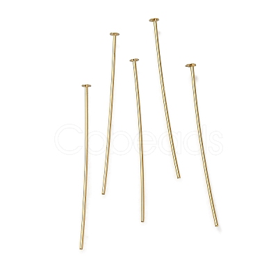 Brass Flat Head Pins KK-H502-01E-G-1