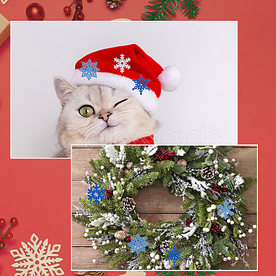 200Pcs Christmas Theme Wood Party Decoration WOOD-SP0001-20-1