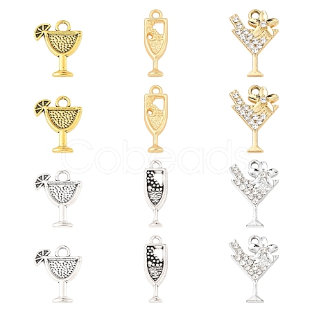 30Pcs Tibetan Style Alloy Pendants FIND-FS0003-83-1