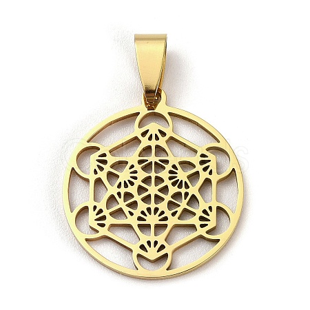 201 Stainless Steel Pendants STAS-E200-06G-1