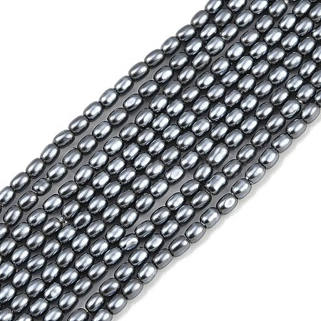 Electroplated Shell Pearl Beads Strands BSHE-H113-06A-05-1