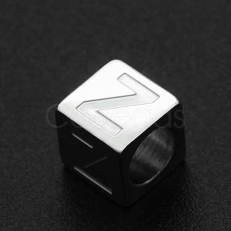 Non-Tarnish 201 Stainless Steel European Beads STAS-N090-LA062-Z-1