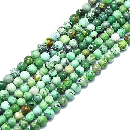 Natural Variscite Beads Strands G-F715-109A-1