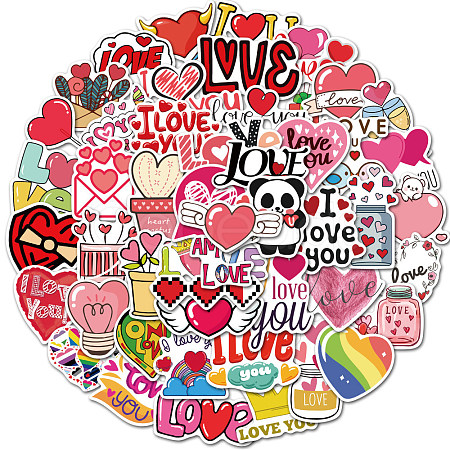 Valentine's Day Waterproof Sticker Labels STIC-PW0006-06A-1