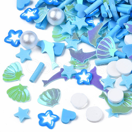 Handmade Polymer Clay Sprinkles Mix CLAY-N006-87-1