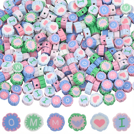 Handmade Polymer Clay Beads CLAY-SC0002-75-1